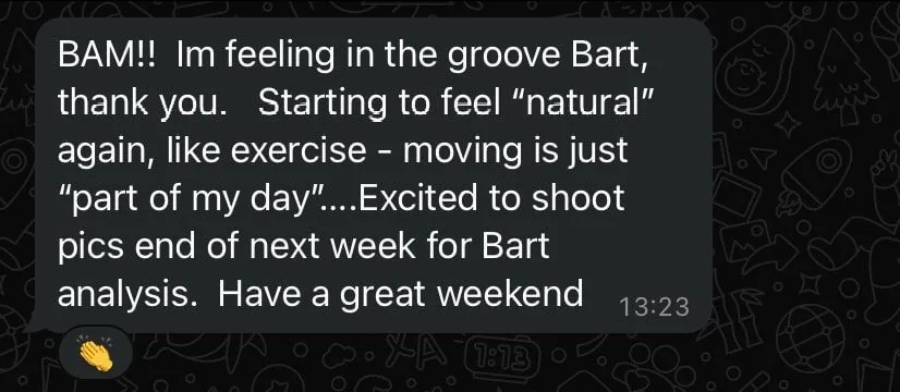Former athlete founder client testimonial 16